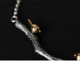 Original-Handmade-Bird-on-Branch-silver-necklace (7)